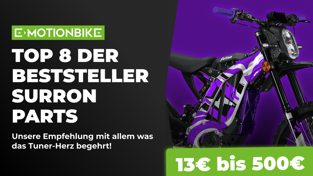 Die Top 8 BESTSELLER SURRON Zubehörteile (13€ bis 500€)